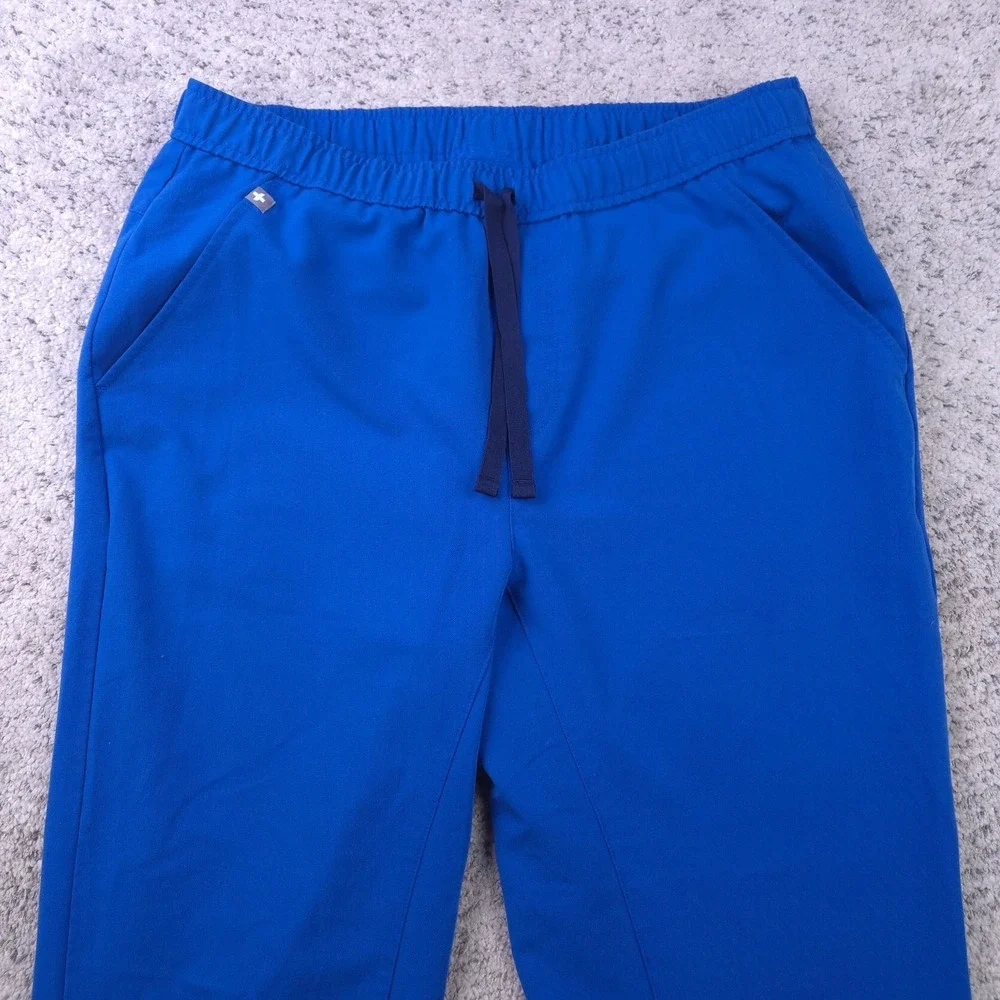 Figs Scrub Pants Mens Large Tansen Jogger Blue 2436 Royal Scrubs Bottom Medical
